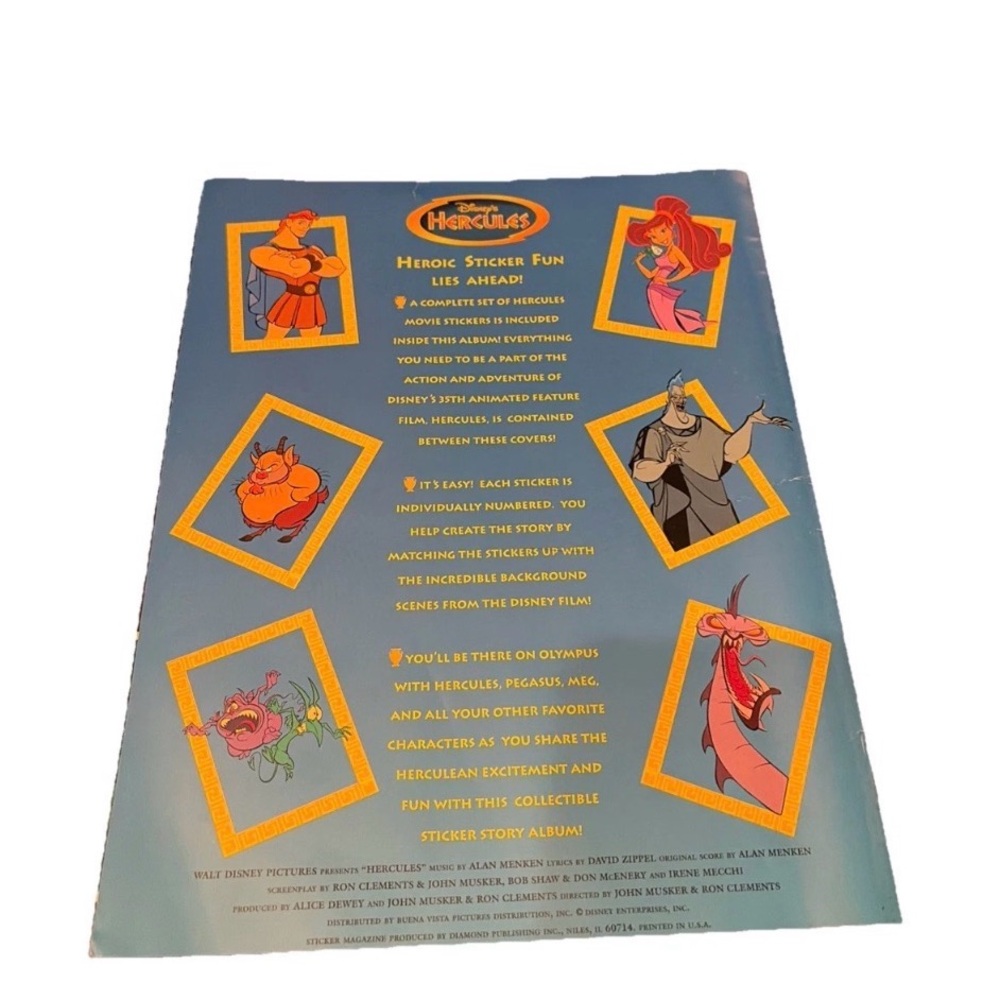 Disney Hercules Sticker Magazine - Picture 2 of 4